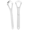 GeeRic Set de 2 Cepillo de Lengua de Acero Inoxidable
