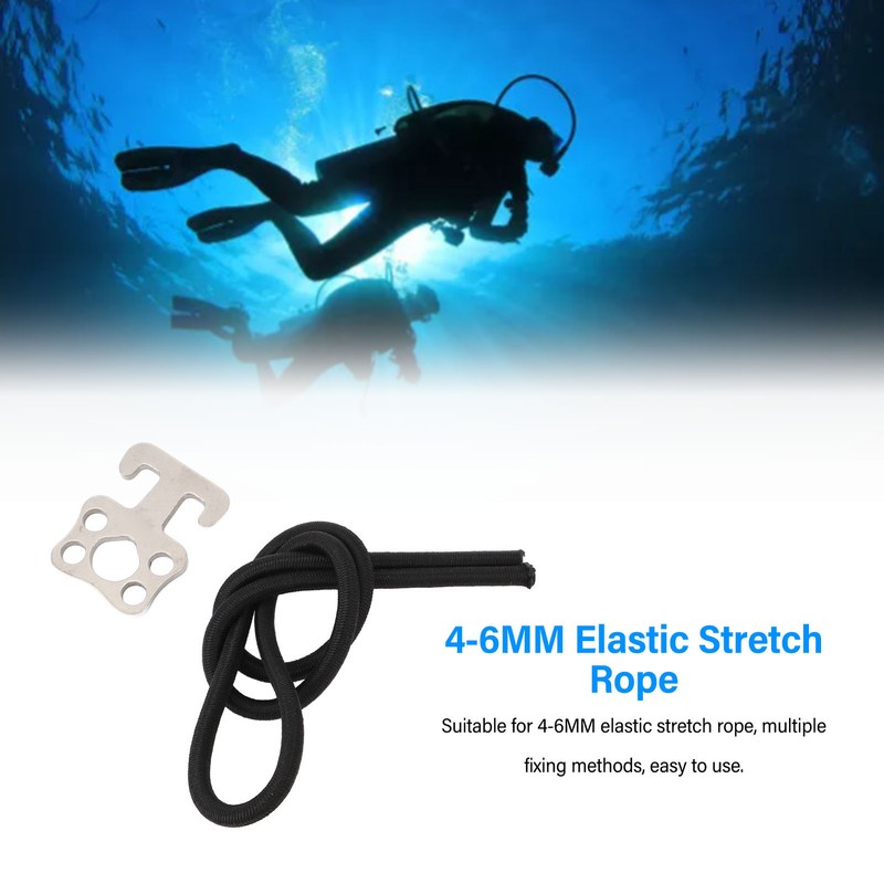 Sidemount Diving Plate Hook 316 Stainless Steel Multifunctional Scuba Diving