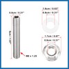 A ABSOPRO 10pcs Stainless Steel Exhaust Manifold Bolt Stud Hardware