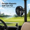 Portable USB Car Fan for Vehicle Cooling – 360° Adjustable