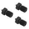 3 Pcs 3D Printer Nozzle 0.4mm M6x12.5mm High Temperature Resistance