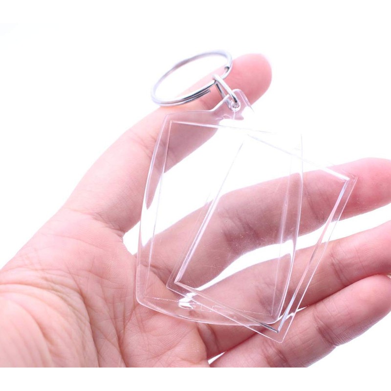 4cm x 5.5cm/1.57'' x 2.16''Clear Acrylic Blank Passport Photo Image