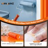 HANJKINZ 9 Inch Microfiber Paint Roller Covers, 10 Pack, Paint