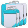 Compression Packing Cubes, Gonex Extensible Storage Mesh Bags Organizers, D: