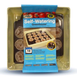 Jiffy T14H Seed Starter Kit, Clear/Black