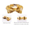 Lionet Paws Dog Collar with Bowtie, Durable Adjustable and Comfortable