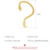 Yienate Gothic Snake Ear Cuff Wrap Earring Gold Animals Crawler