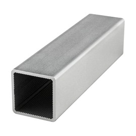 80/20 8020, 9000, 1 Inch x 1 Inch 1"x1" Aluminum Quick Frame QF Tube Profile Grooved Interior Square Frame (Clear Anodize, 12" Long)