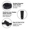 KINGLAKE Bungee Cord Elastic Shock Cord 6mm x 10m Stretchy