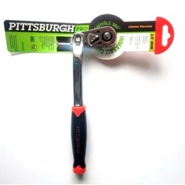 Pittsburgh Professional 3/8" Drive Indexable Head Ratchet With 360° Swivel Head