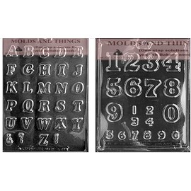 Hebrew letters alphabet letters and numbers greek alphabet Chocolate Candy Mold With © Candy Making Instruction