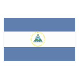 CafePress Nicaragua Flag Rectangle Sticker Rectangle Bumper Sticker Car Decal