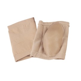 PACKOVE 1 Pair Moisturizing Gel Heel Socks Breathable Crack Foot Protectors for Comfort Khaki Color Premium Elastic Material for and Foot Health