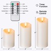 Outdoor Flameless Candles with Remote Timer - Waterproof Realistic Flickering