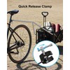 Bike Trailer Hitch Connector Compatible with Bicycles, Folding Tow Adapter