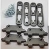 Furniture Knowledge MEDIUM Cast Iron Bed Rail Fastener Set frame