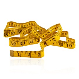 Body Measuring Tape - GLADFRESIT 300cm/120'' Soft Sewing Tape Measure Durable Flexible Fiberglass Measuring Tapes Yellow