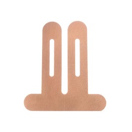 Hautfreundliche Kinesiotapes - Vorgeschnittene 10 Stück Wasserfeste Physio Tape in Blau für Knieschmerzen. Optimaler Tragekomfort, Ideal für Sportler und Alltag (Hautfarbe)