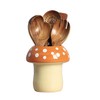Bicuzat Mushroom Shaped Ceramic Kitchen Utensil Holder, Large Cooking Utensil