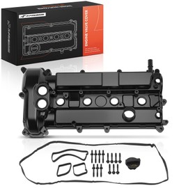 A-Premium - Engine Valve Cover with Valve Cover Gasket, Oil Filler Cap, Spark Plug Seals & Bolts Compatible with Ford Focus 2012 2013 2014, L4 2.0L