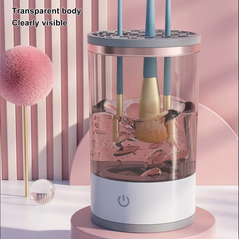 Wireless Makeup Brush Cleaner Machine 7000RPM Auto Rotating USB Electric