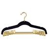 Simplify 6 Pack Velvet Hangers with Clips | Skirt and