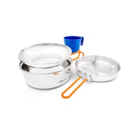 STAINLESS 1 PERSON MESS KIT GLACIER