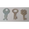 Key Set 1+1+1 Sparkasse Drumbo Dresdner + Commerzbank Lock for