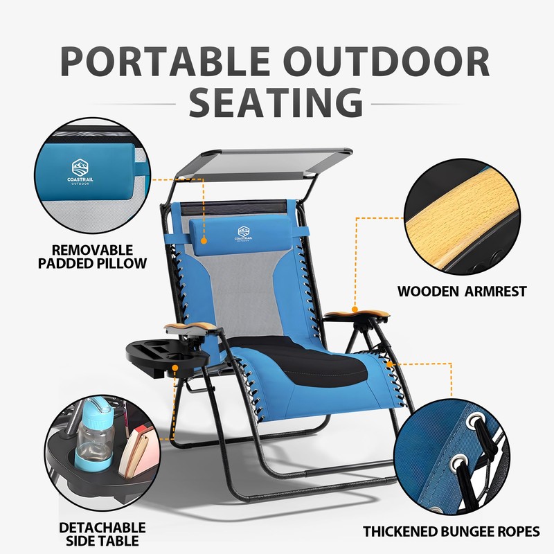 doubob Chair, Blue-with Canopy