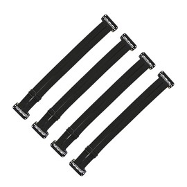 YTBYT 4 Pcs Facelift Bands with Clips Invisible Face Stretching Lifting Strap Adjustable Elastic Band Face Slimming Band (24cm Black Double Bands)