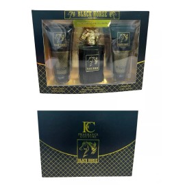 FRAGRANCE COUTURE BLACK HORSE FOR MEN 3-Pieces Gift Set