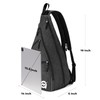 A11N Pickleball Bag, Reversible Crossbody Sling Bag/Backpack for Women Men,