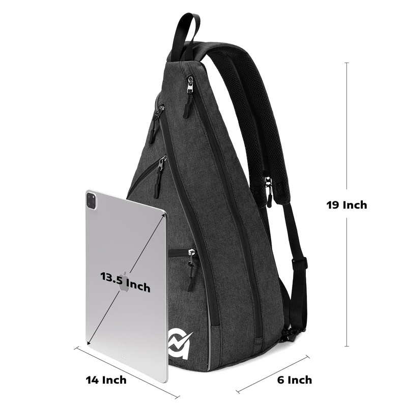 A11N Pickleball Bag, Reversible Crossbody Sling Bag/Backpack for Women Men,
