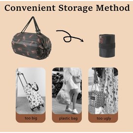 SJTJSPX Shopping Bags, 2pcs Foldable Sports Tote, Waterproof Storage Bag, Large Capacity Shoulder Bag，Reusable Grocery Bags for Laundry Travel Supermarket