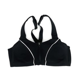 Victoria's Secret VSX Knockout Front Close Sports Bra Black Zip 34DD