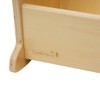 Environments Wooden Doll Cradle Play Furniture for Toddlers, Natural Finish,