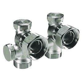SOMATHERM FOR YOU, 601521402 H-Mono/Bitube Wall Connection Valve 3/4ek-3/4 for Radiator with Integrated Fitting, Heater, Radiator Accessories