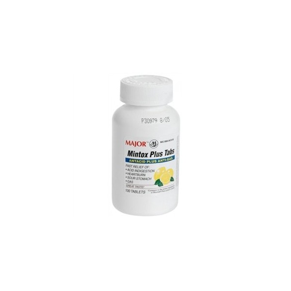 Mintox Plus Chewable Tablets, 100ct (pack of 2)