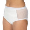 Suprima 1-215-000 Unisex Polyurethane Incontinence Briefs Size 10 White