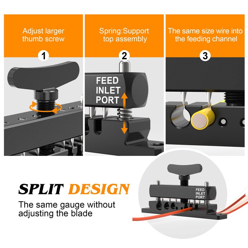 YehgoMade Adjustable & Portable Wire Stripper Machine – High-Efficiency Cable