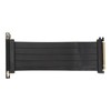 PCIE4.0 X16 Riser Cable 9.8in Length Right Angle High Speed