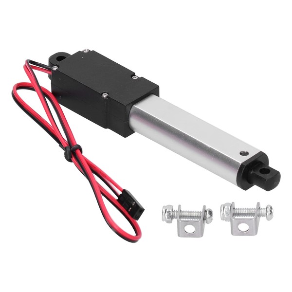 Mini Linear Electric Actuator Waterproof Micro Small Motion DC 12V 50mm Stroke, Outdoor, Agriculture, Truck, Solar, Robotics, Home Automation (90N)