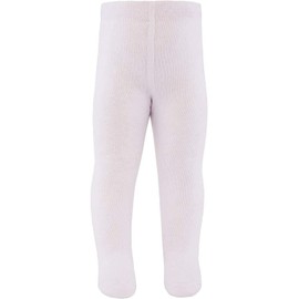 Inibini Baby Tights for Boys and Girls 98% Cotton Plain Basic Children's Tights Pack of 3 - White, size: 86-92