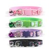 CHUKCHI 4 Pcs Cat Collars Safety Quick Release with Bell-Adjustable