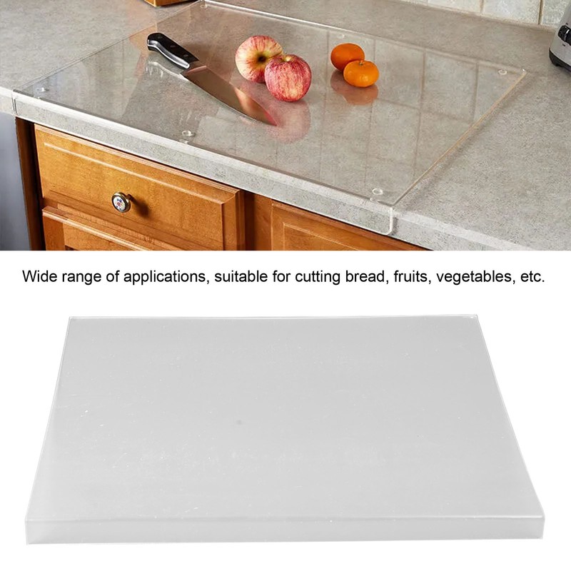 Acrylic Cutting Board Non Slip Lightweight Clear Chopping Board with