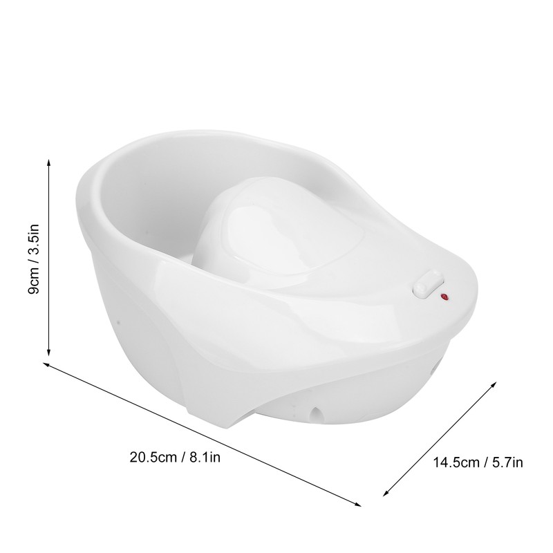 Electric Nail Soaking Bowl Bubble Vibration Hand Spa Massage Machine