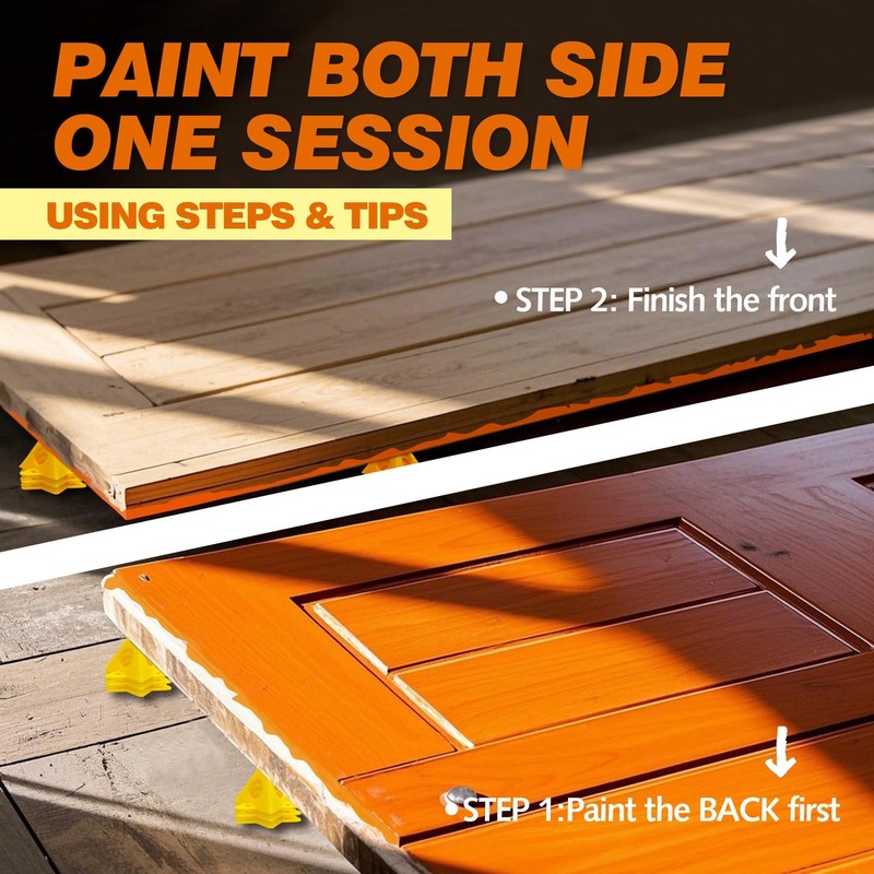 KATA Painters Painting Pyramid Stands: 36pcs Cabinet Doors Risers &