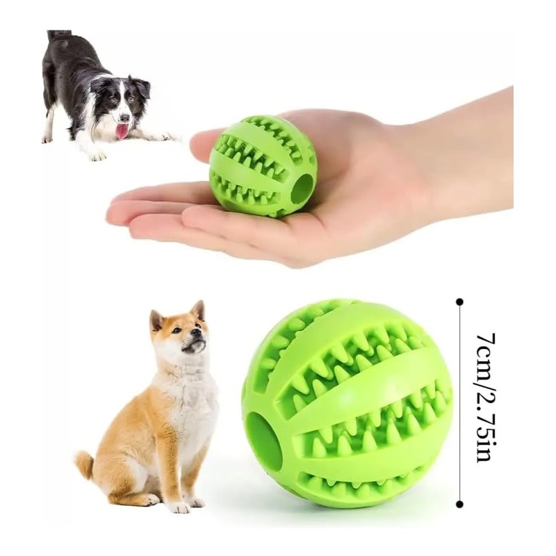 Pelotas de Goma para Perros con Dispensador de Comida, Set