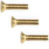 Solid Brass Commercial Slotted Oval Head Machine Screws 6-32 X