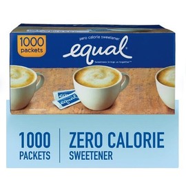 Equal Zero Calorie Sweetener Packets, 1,000 ct.